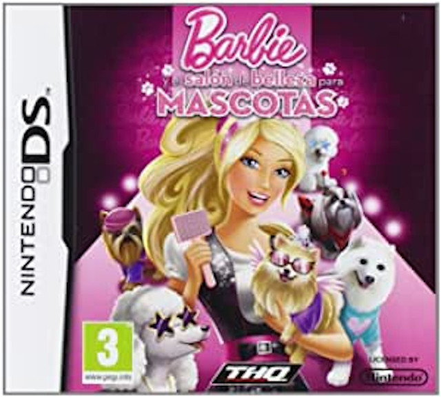 Jeu Vidéo Sur Console Ds, Barbie Et Salon De Beauté Pour Animaux